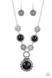 Poppy Persuasion - Black Necklace Paparazzi
