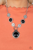 Poppy Persuasion - Black Necklace Paparazzi