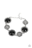 Positively Poppy - Black Bracelet Paparazzi