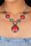 Poppy Persuasion - Red Bracelet Paparazzi
