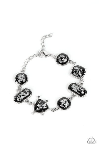 Speckled Shimmer - Black Bracelet Paparazzi