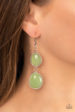 Mediterranean Myth - Green Earrings Paparazzi