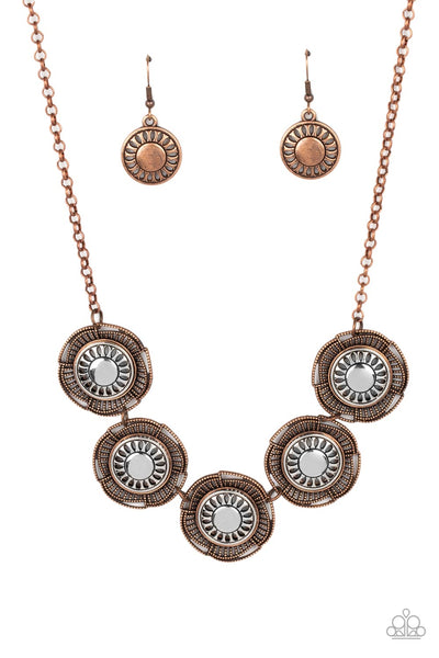 Desert Décor - Copper Necklace Paparazzi