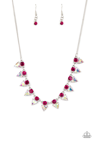 Razor-Sharp Refinement - Pink Necklace Paparazzi