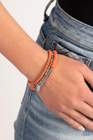 Terraform Trendsetter - Orange Bracelet Paparazzi