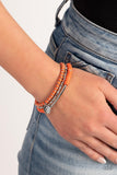 Terraform Trendsetter - Orange Bracelet Paparazzi