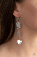 Solar Soul - Silver Earrings Paparazzi