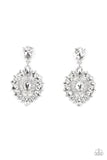My Good Luxe Charm White Earrings Paparazzi Life of the Party Exclusive