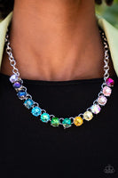 Rainbow Resplendence Multi-Colored Necklace Paparazzi LOP June 2022