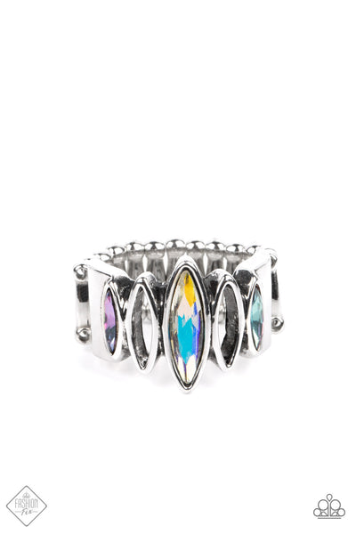 Distant Cosmos - Multi-Colored Ring Paparazzi