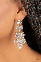 Frozen Fairytale - Gold Earrings Paparazzi