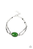 A Quarter Past ZEN - Green Bracelet Paparazzi