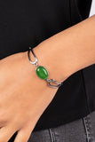 A Quarter Past ZEN - Green Bracelet Paparazzi