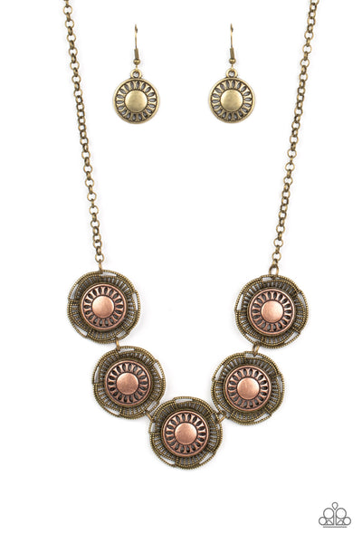 Desert Décor - Multi Necklace Paparazzi