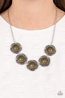 Desert Décor - Silver Necklace Paparazzi