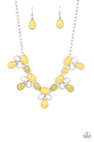 Midsummer Meadow - Yellow Necklace Paparazzi