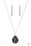 Shimmering Seafloors - Black Necklace Paparazzi