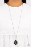 Shimmering Seafloors - Black Necklace Paparazzi