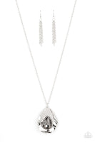 Surrealist Sparkle - Silver Necklace Paparazzi (#330)