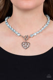 Color Me Smitten - Blue Heart Necklace