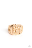 Fiercely Fleur-De-Lis - Gold Ring Paparazzi