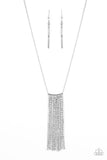 Stellar Crescendo - White Necklace Paparazzi