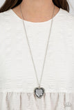 Prismatically Twitterpated - Silver Heart Necklace Paparazzi