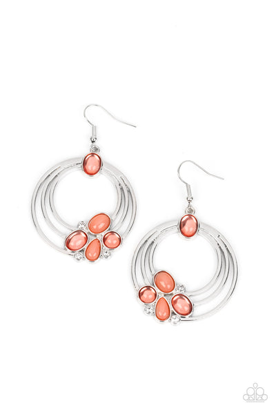 Dreamy Dewdrops - Orange Earrings Paparazzi