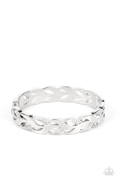 Editor-in-LEAF - White Bracelet Paparazzi
