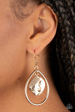 Artisan Refuge - Gold Earrings Paparazzi