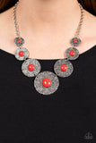 Garden Glade - Red Necklace Paparazzi