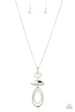 Modern Day Demure - White Necklace Paparazzi