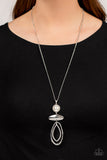 Modern Day Demure - White Necklace Paparazzi