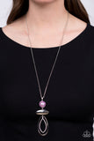 Modern Day Demure - Purple Necklace Paparazzi