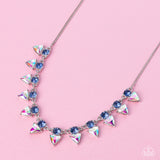 Razor-Sharp Refinement - Blue Necklace Paparazzi