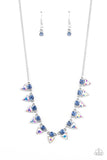 Razor-Sharp Refinement - Blue Necklace Paparazzi