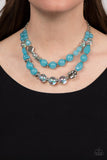 Mere Magic - Blue Necklace Paparazzi