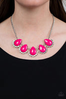 Ethereal Exaggerations - Pink Necklace Paparazzi