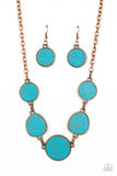 Santa Fe Flats - Copper Necklace Paparazzi