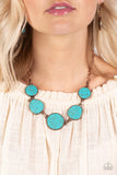 Santa Fe Flats - Copper Necklace Paparazzi