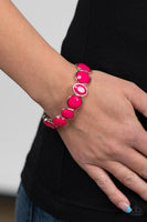 Whimsical Glow - Pink Bracelet Paparazzi (#860)