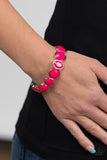 Whimsical Glow - Pink Bracelet Paparazzi (#860)