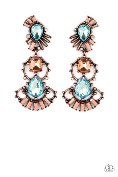 Ultra Universal - Copper Earrings Paparazzi