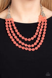 Summer Surprise - Orange Necklace Paparazzi