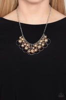 Ballroom Bliss - Brown Necklace Paparazzi