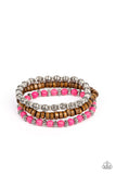 ESCAPADE Route - Pink Bracelet Paparazzi