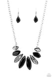 Crystallized Couture - Black Necklace Paparazzi