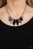 Crystallized Couture - Black Necklace Paparazzi