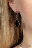 Crystallized Couture - Black Necklace Paparazzi