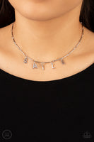 Say My Name - Silver Necklace Paparazzi